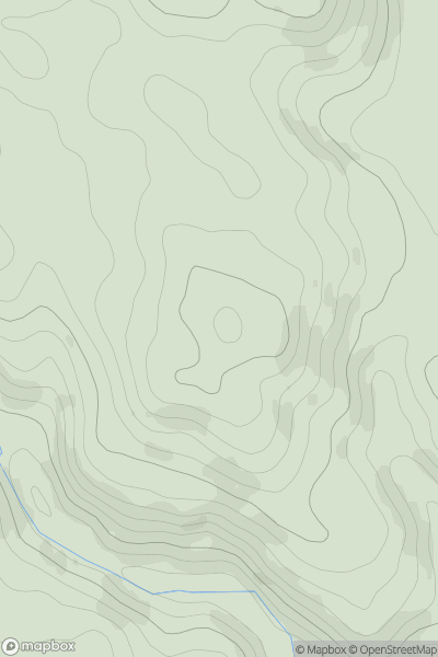 Thumbnail image for Mount Pleasant [The Glenkens to Annandale] showing contour plot for surrounding peak